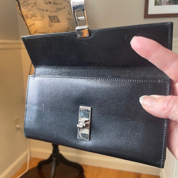 GUCCI Classic Jackie Soft Black Leather Continental Wallet - Picture 3 of 7